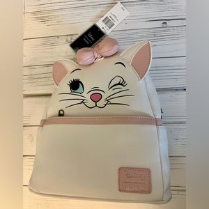 NWT! LOUNGEFLY x Disney Marie Aristocats Cosplay Mini Backpack